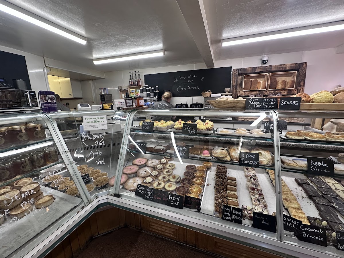 Freshly baked goods displayed at Main Street Bakery