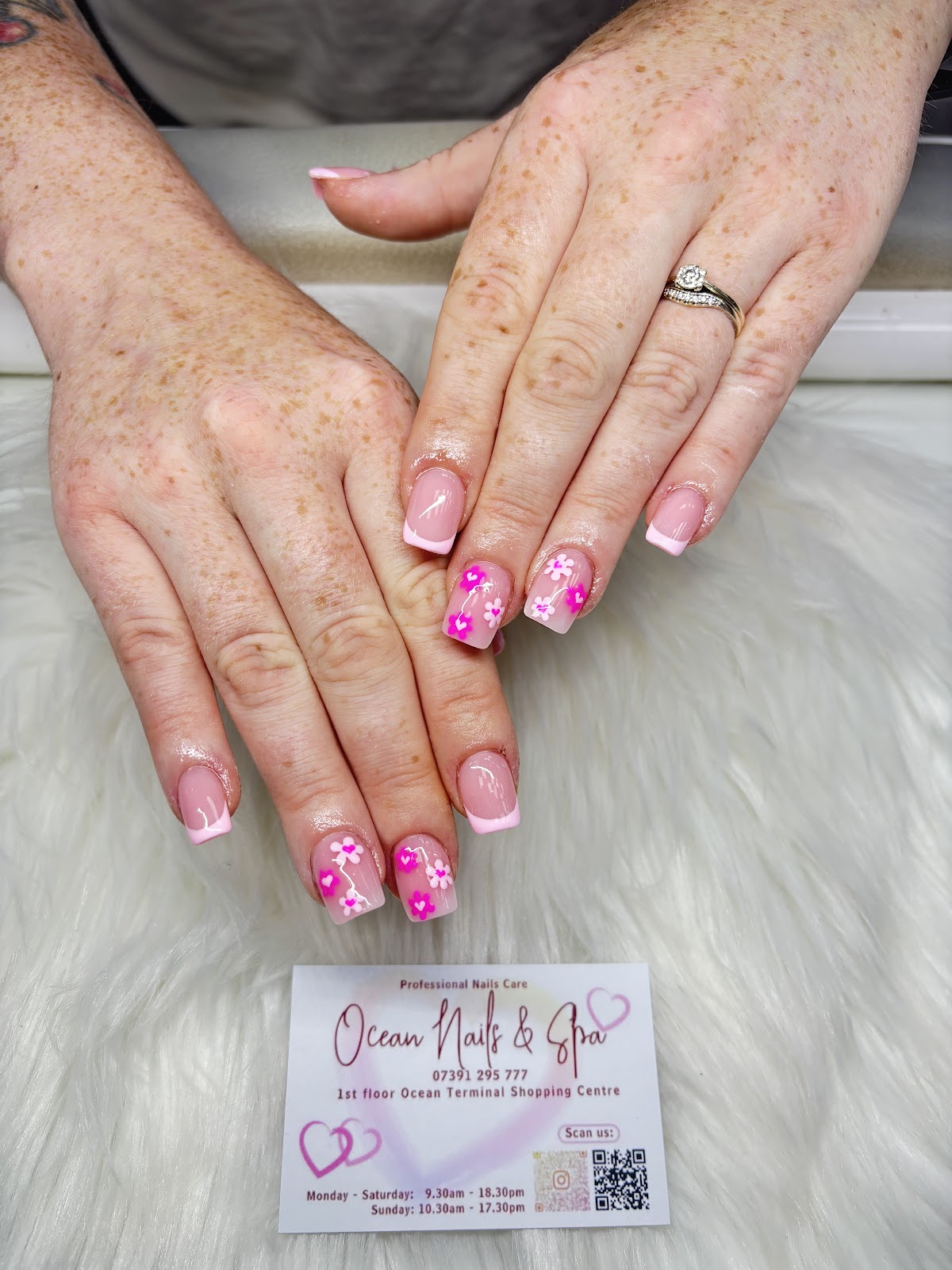 Manicure showcase at Ocean Nails