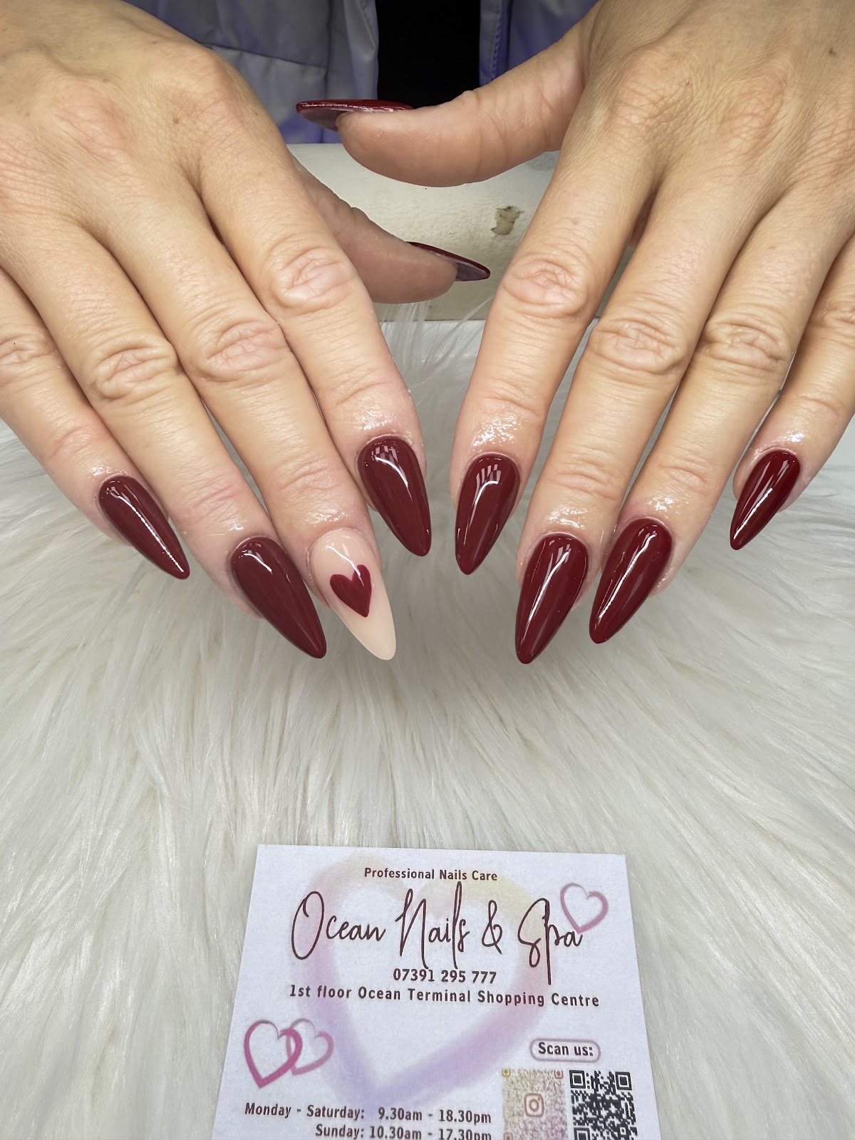 Stunning nail art Ocean Nails Edinburgh