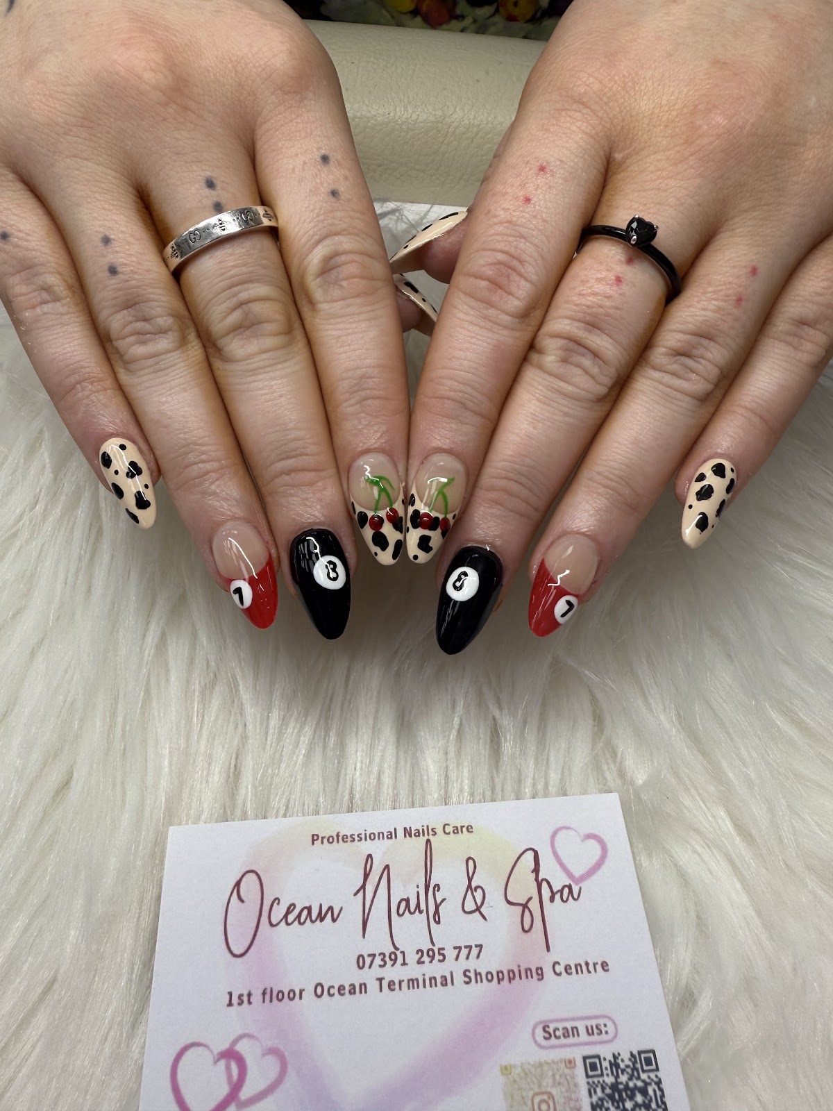 BIAB nail set at Ocean Nails and Spa