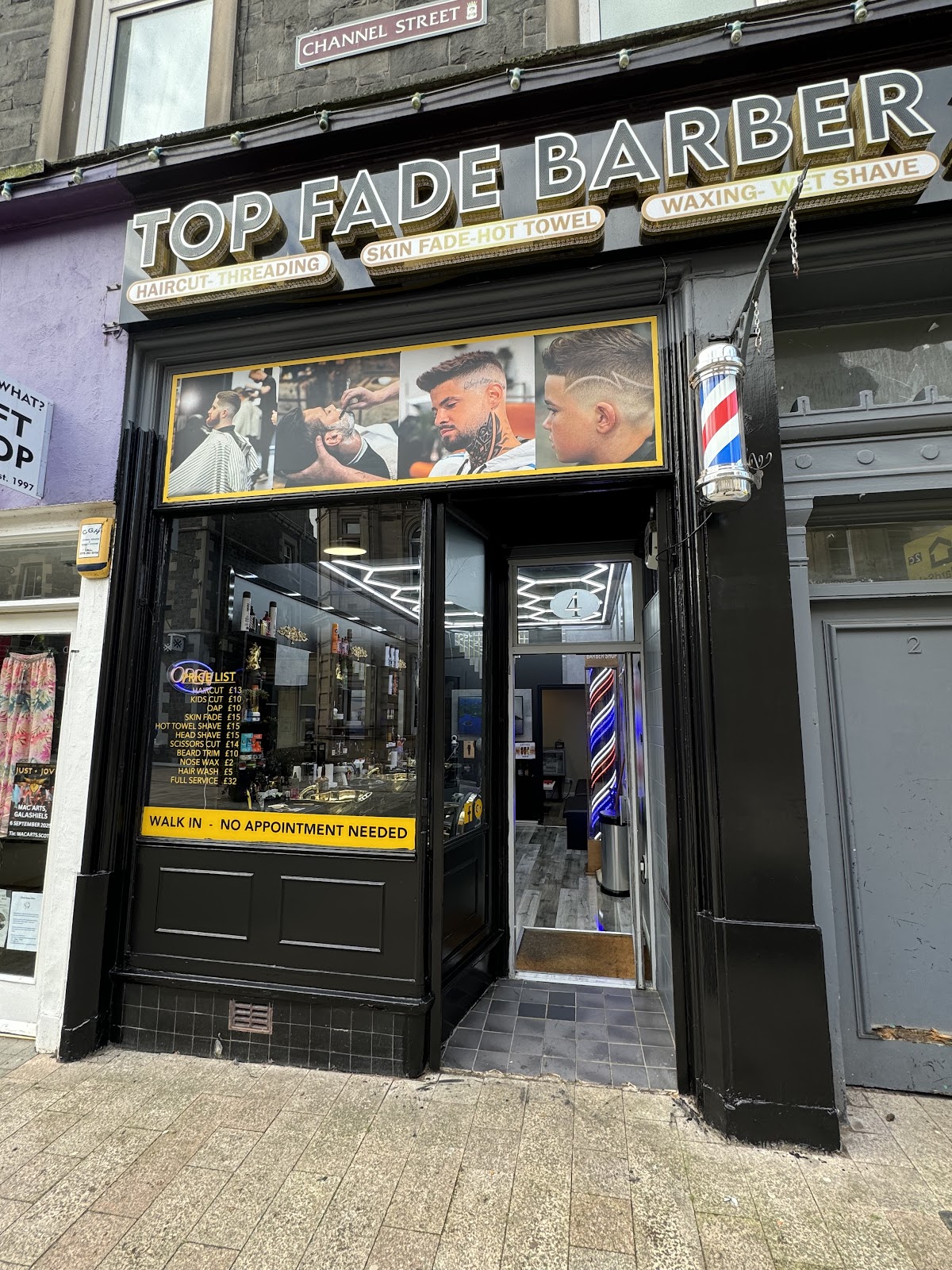 Top fade barbers